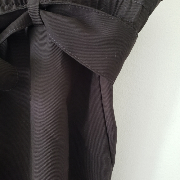 ZARA-High waisted paperboy pants with tie belt - Picture 4 of 12